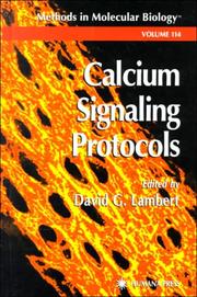 Cover of Calcium signaling protocols by David G. Lambert