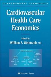 Cover of Cardiovascular Health Care Economics (Contemporary Cardiology) by William S. Weintraub