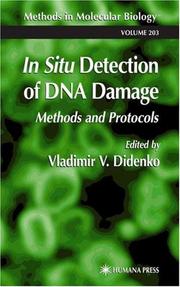 Front cover of In Situ Detection of DNA Damage by Vladimir V. Didenko