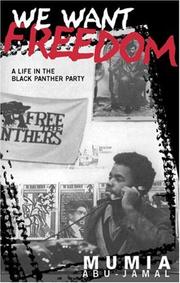 Cover of We want freedom by Mumia Abu-Jamal