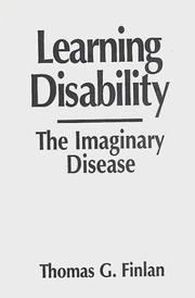 Cover of Learning Disability by Thomas G. Finlan