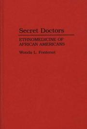 Front cover of Secret doctors by Wonda L. Fontenot