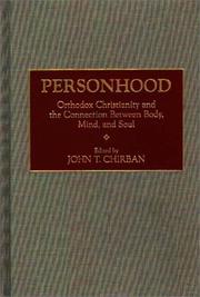 Cover of Personhood by John T. Chirban