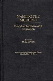 Cover of Naming the Multiple by Michael Peters