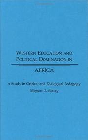 Front cover of Western Education and Political Domination in Africa by Magnus O. Bassey