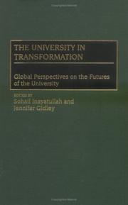Front cover of The university in transformation by Sohail Inayatullah