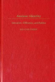 Cover of Anxious Identity by Ho-chia Chueh