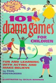 Front cover of 101 drama games for children by Paul Rooyackers