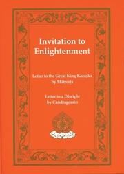 Cover of Invitation to enlightenment by Mātr̥ceṭa.