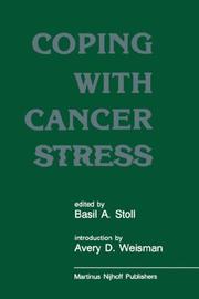 Front cover of Coping with cancer stress by Basil A. Stoll