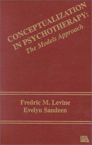 Cover of Conceptualization in psychotherapy by Fredric M. Levine