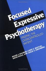 Cover of Focused expressive psychotherapy by Roger J. Daldrup