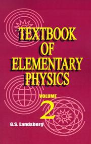 Front cover of Textbook of Elementary Physics by Academician G. S. Landsberg