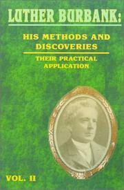 Front cover of Luther Burbank by Luther Burbank