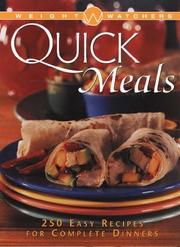 Cover of Weight Watchers Quick Meals (Weight Watchers) by Weight Watchers