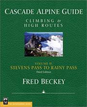 Cover of Cascade alpine guide by Fred W. Beckey
