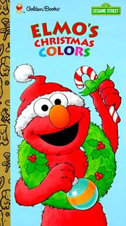 Cover of Elmo's Christmas colors by Constance Allen