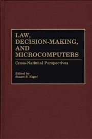 Cover of Law, Decision-Making, and Microcomputers by Stuart S. Nagel