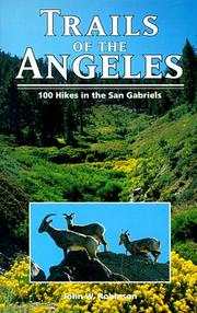 Front cover of Trails of the Angeles by Robinson, John W.