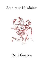 Cover of Studies in Hinduism by René Guénon