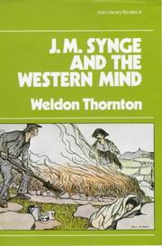 Front cover of J. M. Synge and the Western mind by Weldon Thornton