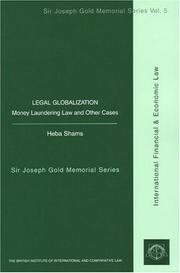 Cover of Legal globalization by Heba Shams