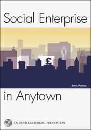 Front cover of SOCIAL ENTERPRISE IN ANYTOWN by JOHN PEARCE