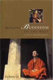 Cover of Bringing Buddhism to the West by Dharmachari Subhuti