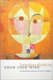 Front cover of Know your mind by Sangharakshita Bhikshu