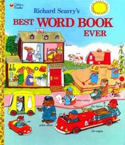 Front cover of Best word book ever by Richard Scarry
