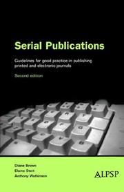 Cover of SERIAL PUBLICATIONS by DIANE BROWN