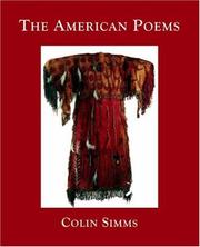 Cover of The American poems by Colin Simms