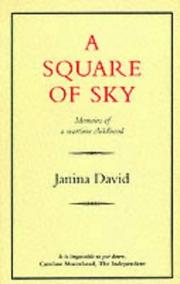 Front cover of A square of sky by Janina David