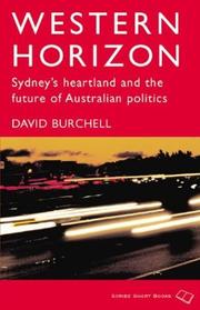 Cover of Western horizon by David Burchell