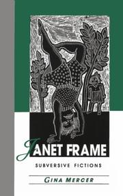 Cover of Janet Frame by Gina Mercer