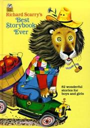 Front cover of Richard Scarry's best story book ever by Richard Scarry