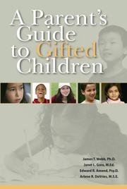 Cover of A parent's guide to gifted children by James T. Webb