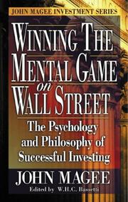 Front cover of Winning the Mental Game on Wall Street by John Magee