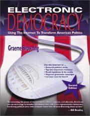 Cover of Electronic democracy by Graeme Browning