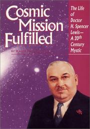Front cover of Cosmic mission fulfilled by Ralph Maxwell Lewis