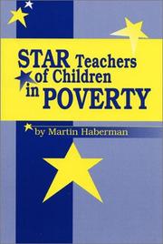 Front cover of Star teachers of children in poverty by Martin Haberman