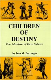Front cover of Children of destiny by Jean M. Burroughs