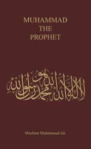 Cover of Muhammad the prophet by Ali, Muhammad