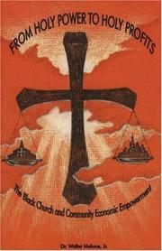 Front cover of From holy power to holy profits by Malone, Walter Jr.
