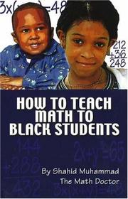 Front cover of How to teach math to black students by Shahid Muhammad