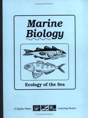 Front cover of Marine biology by Joey Tanner