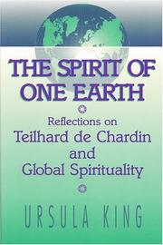 Front cover of The Spirit of One Earth by Ursula King