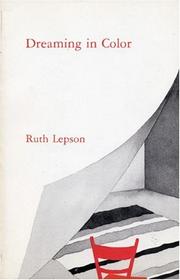 Front cover of Dreaming in Color by Ruth Lepson