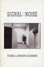 Cover of Signal::Noise by Miriam Goodman