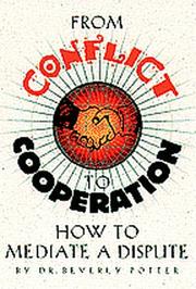 Cover of From conflict to cooperation by Beverly A. Potter